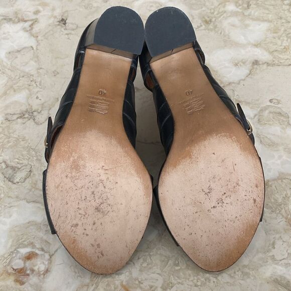 Tara Jarmon Leather Sandals $505 New - Picture 14 of 16